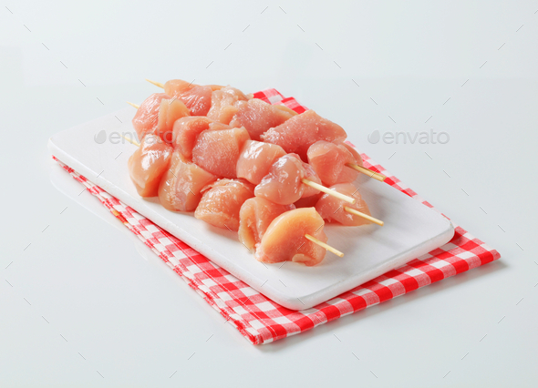 Fresh chicken skewers (Misc) Photo Download