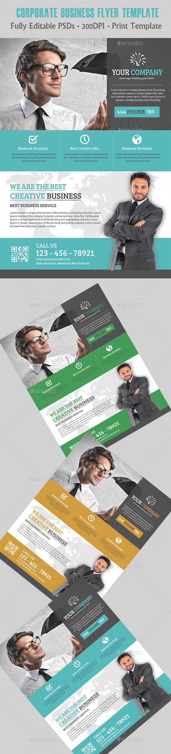 GraphicRiver Multipurpose Business Flyer 11390215 GraphicRiver Multipurpose Business Flyer 11390215