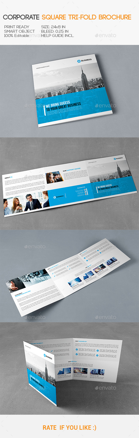 GraphicRiver Square Corporate Trifold Brochure 11392359 GraphicRiver Square Corporate Trifold Brochure 11392359