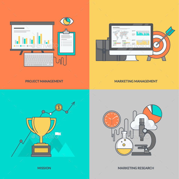 GraphicRiver Set of Color Line Icons for Business 11392405 GraphicRiver Set of Color Line Icons for Business 11392405
