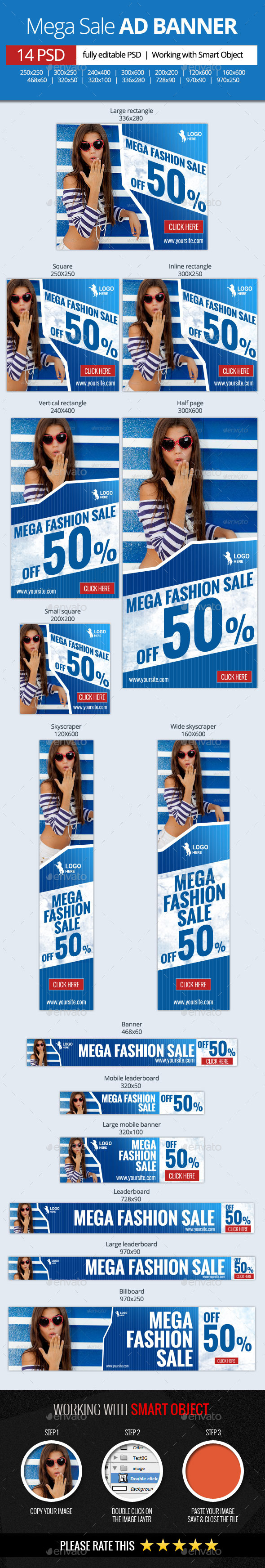 GraphicRiver Mega Fashion Sale Web Banners 11392426 GraphicRiver Mega Fashion Sale Web Banners 11392426