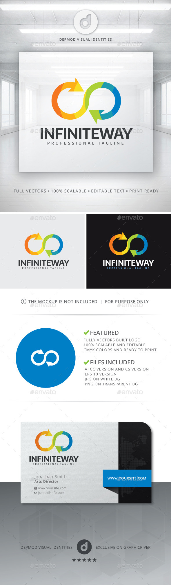 GraphicRiver Infinite Way Logo 11392453 GraphicRiver Infinite Way Logo 11392453