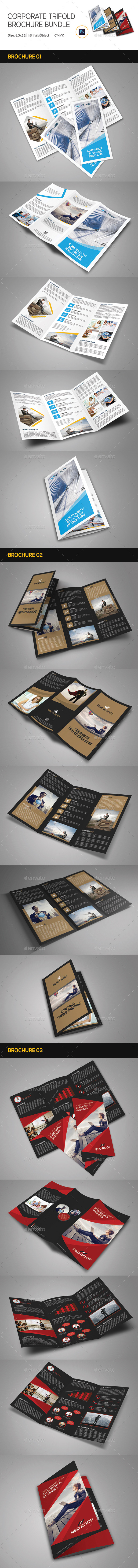 GraphicRiver Corporate Trifold Brochure Bundle 11392589 GraphicRiver Corporate Trifold Brochure Bundle 11392589