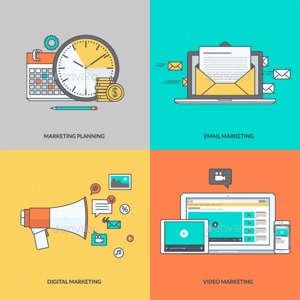 GraphicRiver Set of Color Line Icons for Digital Marketing 11393259 GraphicRiver Set of Color Line Icons for Digital Marketing 11393259