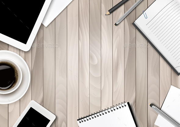GraphicRiver Office Workspace Background 11393387 GraphicRiver Office Workspace Background 11393387