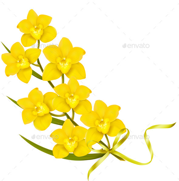 GraphicRiver Holiday Yellow Flowers Background 11393437 GraphicRiver Holiday Yellow Flowers Background 11393437