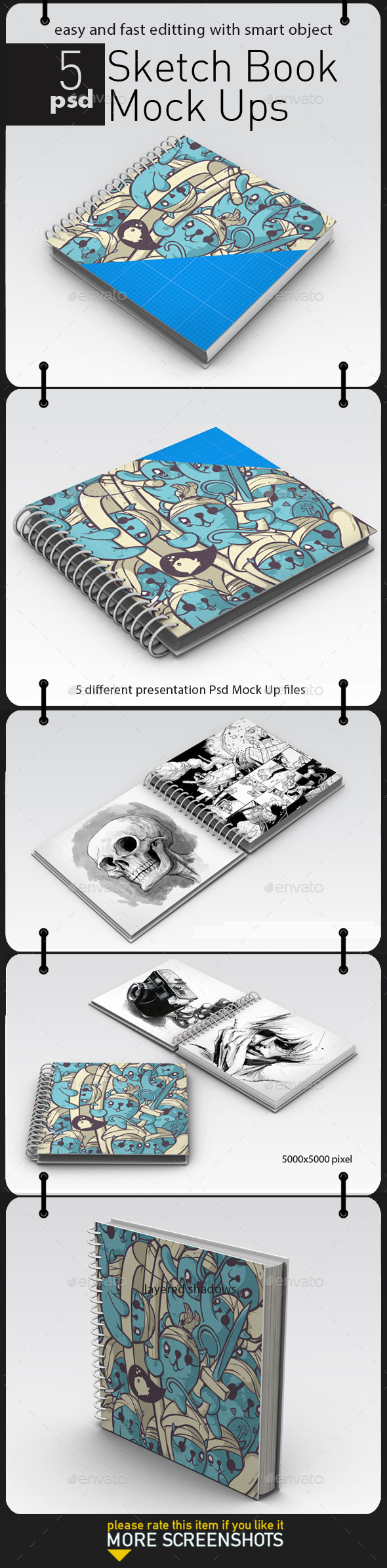 GraphicRiver Sketch Book Mock Up 11394030 GraphicRiver Sketch Book Mock Up 11394030