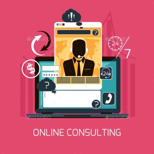 GraphicRiver Online Consulting Concept 11394785 GraphicRiver Online Consulting Concept 11394785