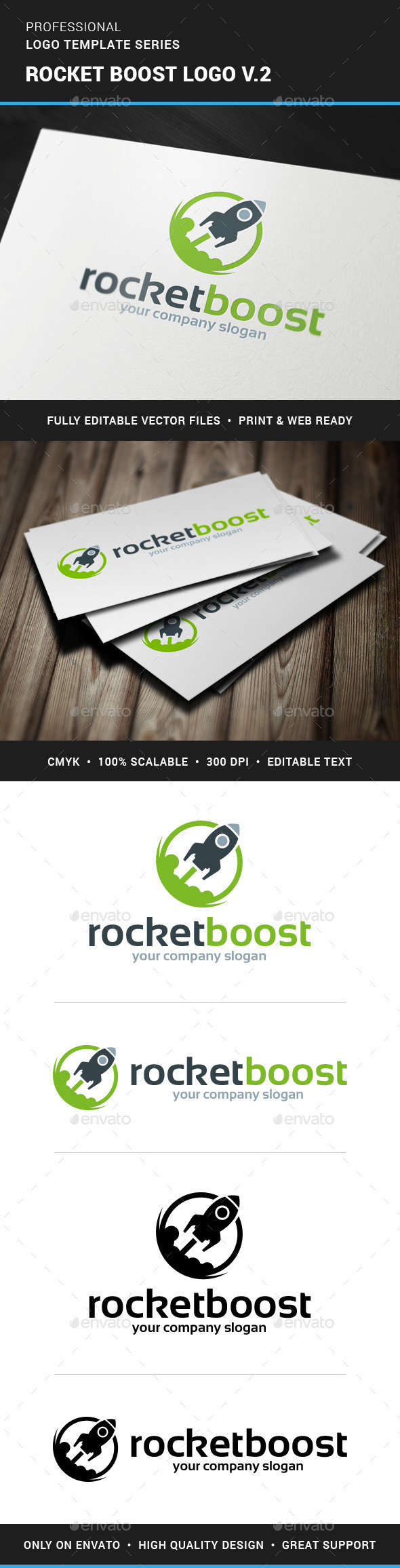 GraphicRiver Rocket Boost Logo Template v2 11395387 GraphicRiver Rocket Boost Logo Template v2 11395387
