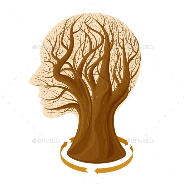 GraphicRiver Tree Head 11395698 GraphicRiver Tree Head 11395698