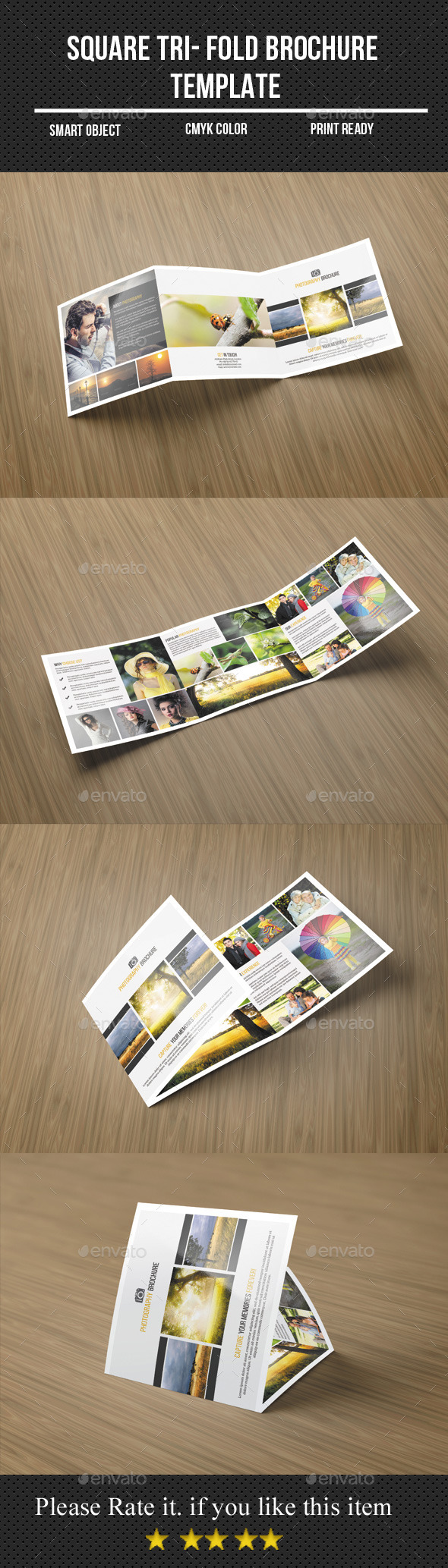 GraphicRiver Square Tri-Fold Photography Brochure 11399877 GraphicRiver Square Tri-Fold Photography Brochure 11399877