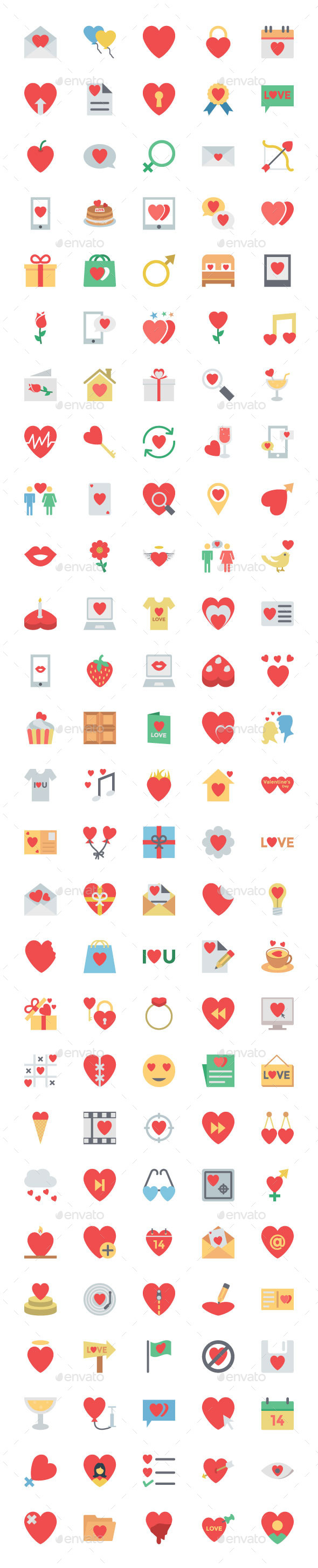 GraphicRiver 125& Valentine Vector Icons 11400509 GraphicRiver 125& Valentine Vector Icons 11400509