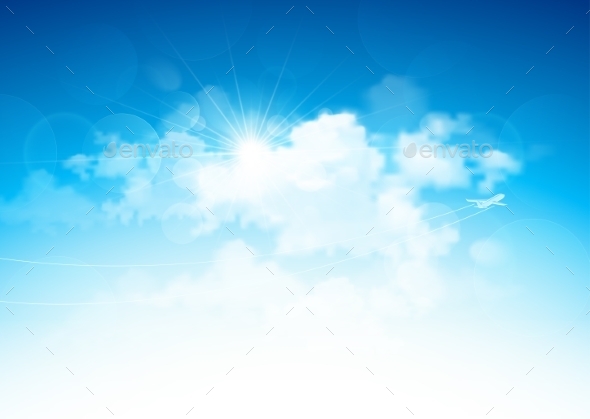 Blue Sky and Clouds (Landscapes)