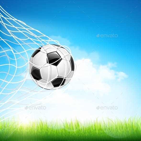 Soccer Ball in Goal (Sports/Activity)