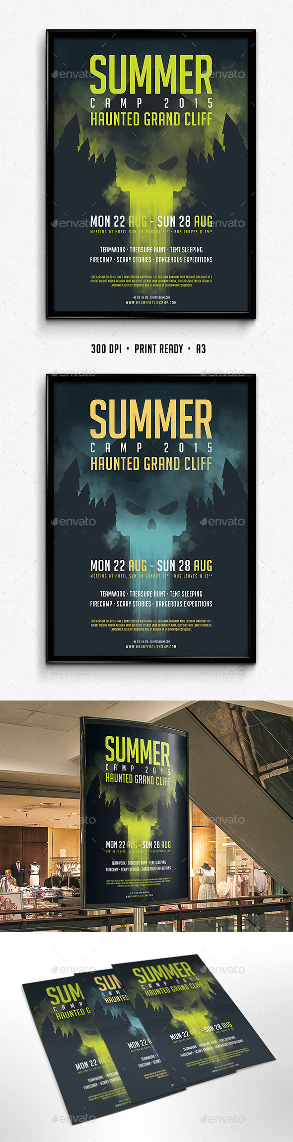 GraphicRiver Camp Poster 11400825 GraphicRiver Camp Poster 11400825