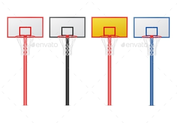 GraphicRiver Basketball Hoops Set 11401066 GraphicRiver Basketball Hoops Set 11401066