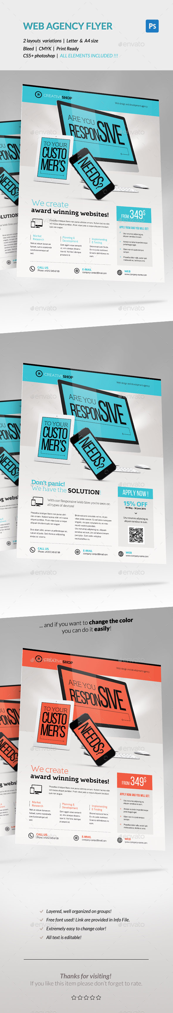 GraphicRiver Creative Web Design Agency Flyer 11401489 GraphicRiver Creative Web Design Agency Flyer 11401489