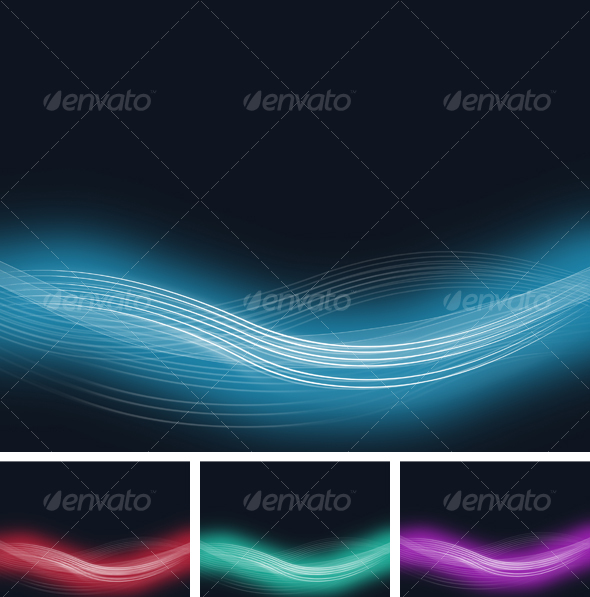 Wavy Abstract Background - Abstract Backgrounds