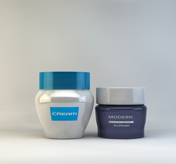 3DOcean Cosmetics Cream Containers 11401928 3DOcean Cosmetics Cream Containers 11401928
