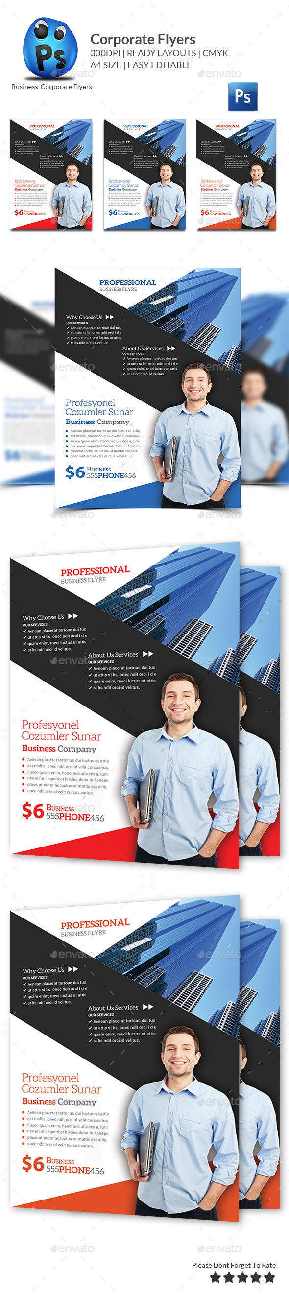 GraphicRiver Multipurpose Business Flyers Templates 11403291 GraphicRiver Multipurpose Business Flyers Templates 11403291