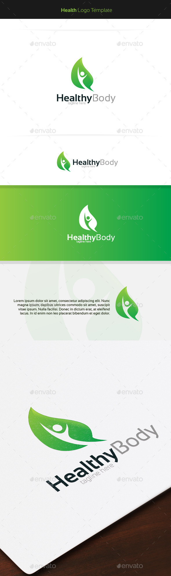 GraphicRiver Healthy Body Logo 11403591 GraphicRiver Healthy Body Logo 11403591