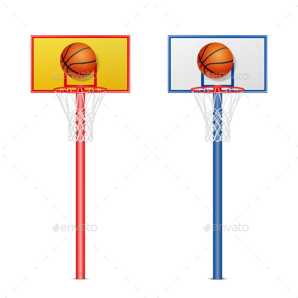 Basketball Hoop with a Ball (Sports/Activity)