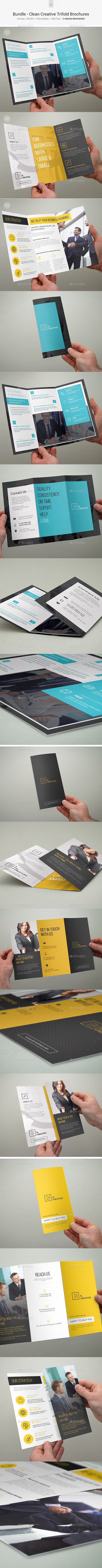 GraphicRiver Bundle Creative Trifold Business Brochures 03 11403874 GraphicRiver Bundle Creative Trifold Business Brochures 03 11403874