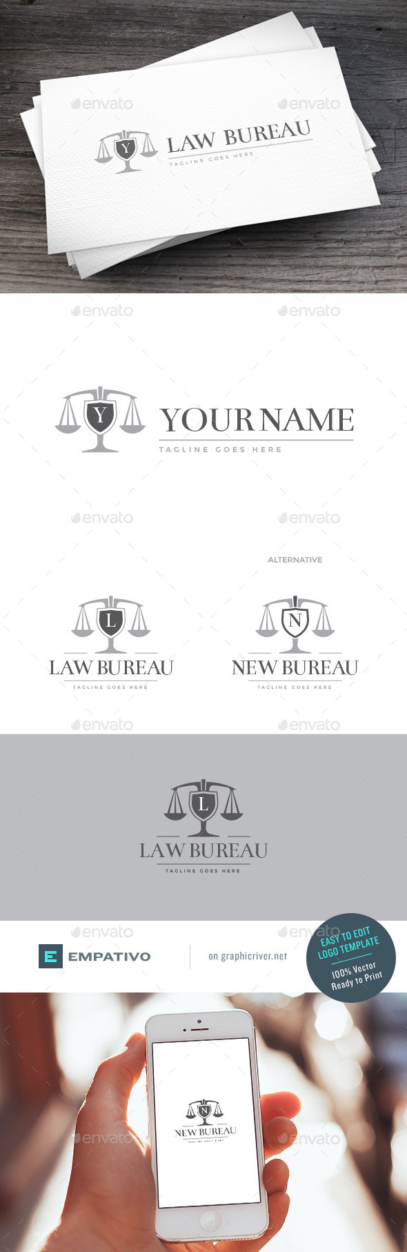 GraphicRiver Law Bureau Logo Template 11403885 GraphicRiver Law Bureau Logo Template 11403885