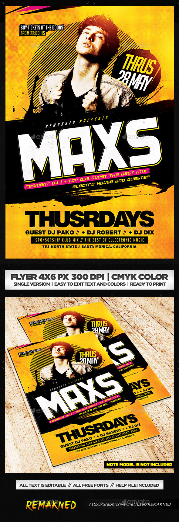 GraphicRiver Special Guest DJS Flyer Template PSD 11333130 GraphicRiver Special Guest DJS Flyer Template PSD 11333130
