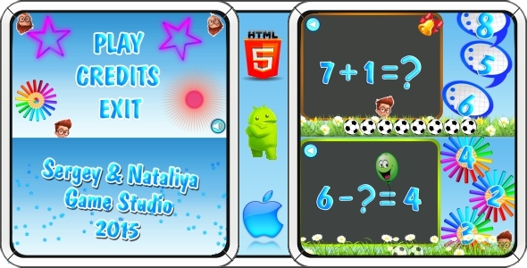 CodeCanyon Math game for kids Mobile Game 11404476 CodeCanyon Math game for kids Mobile Game 11404476