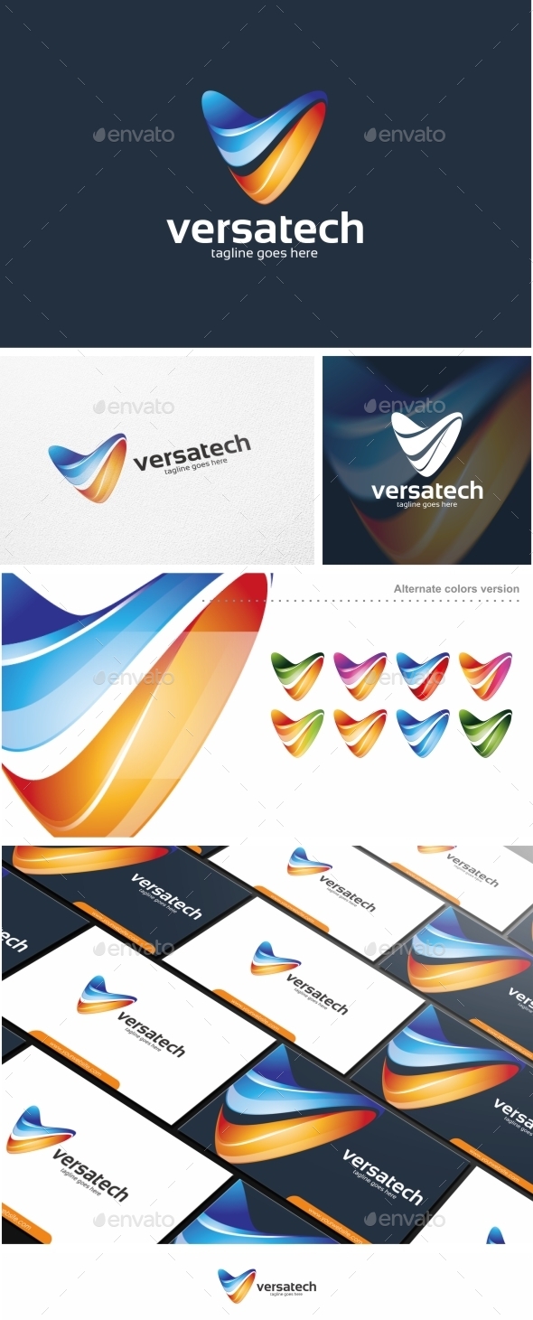 Versatech / V Letter - Logo Template (Letters)