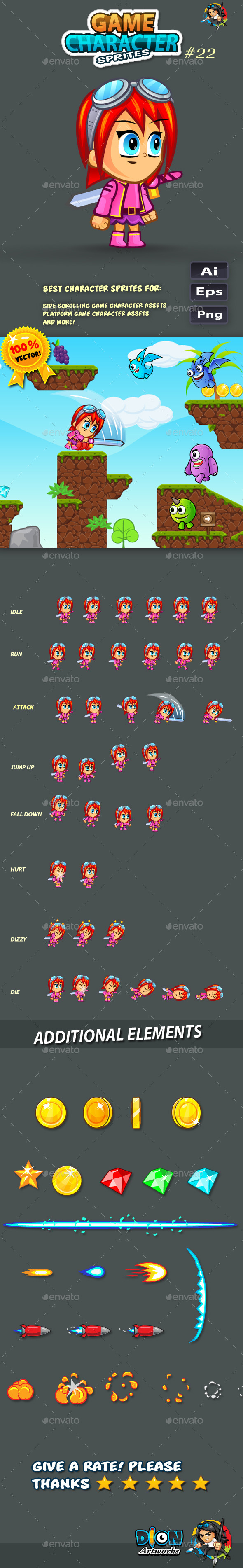 GraphicRiver 2D Game Character Sprites 22 11406084 GraphicRiver 2D Game Character Sprites 22 11406084