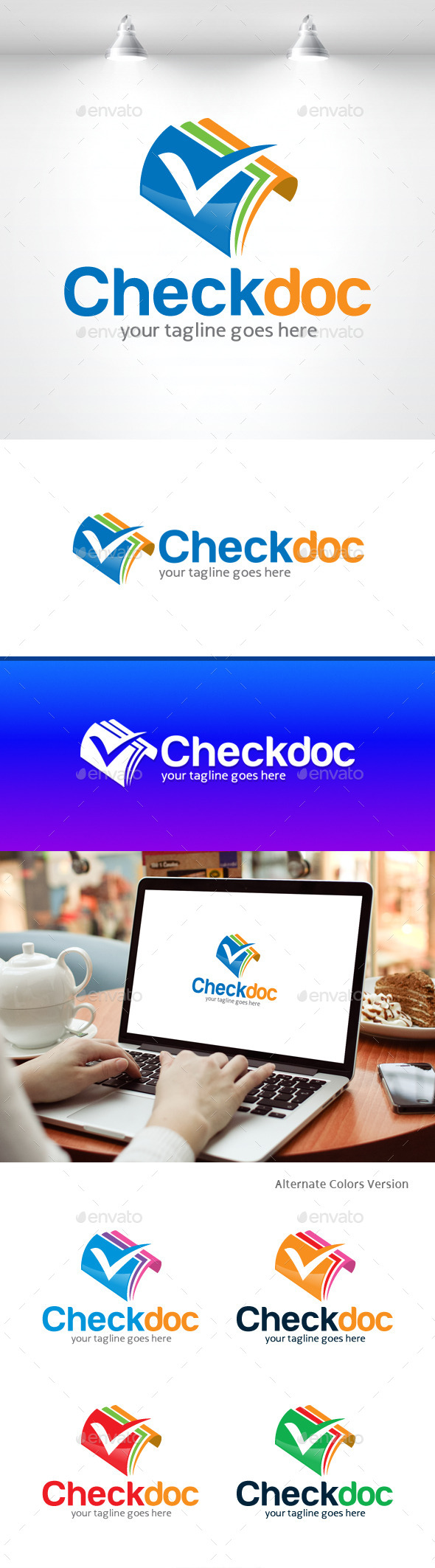 GraphicRiver Check Document Logo 11406595 GraphicRiver Check Document Logo 11406595