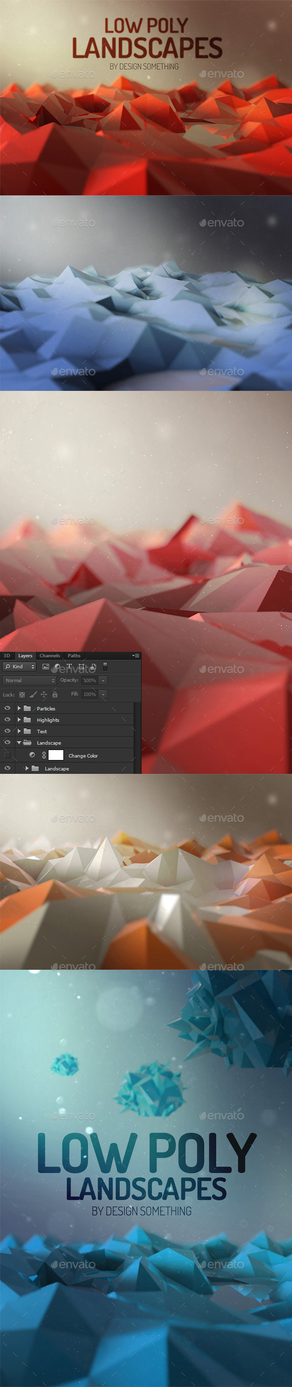 GraphicRiver Low Poly Landscapes 11407844 GraphicRiver Low Poly Landscapes 11407844