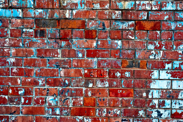 colored brick wall texture (Misc) Photo Download