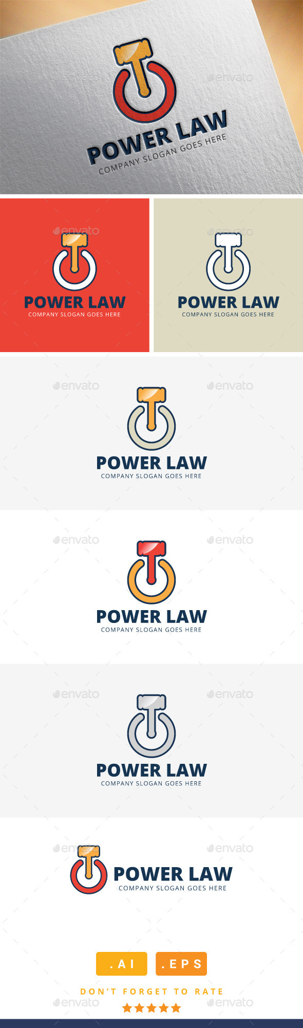 Power Law Logo (Logo Templates)