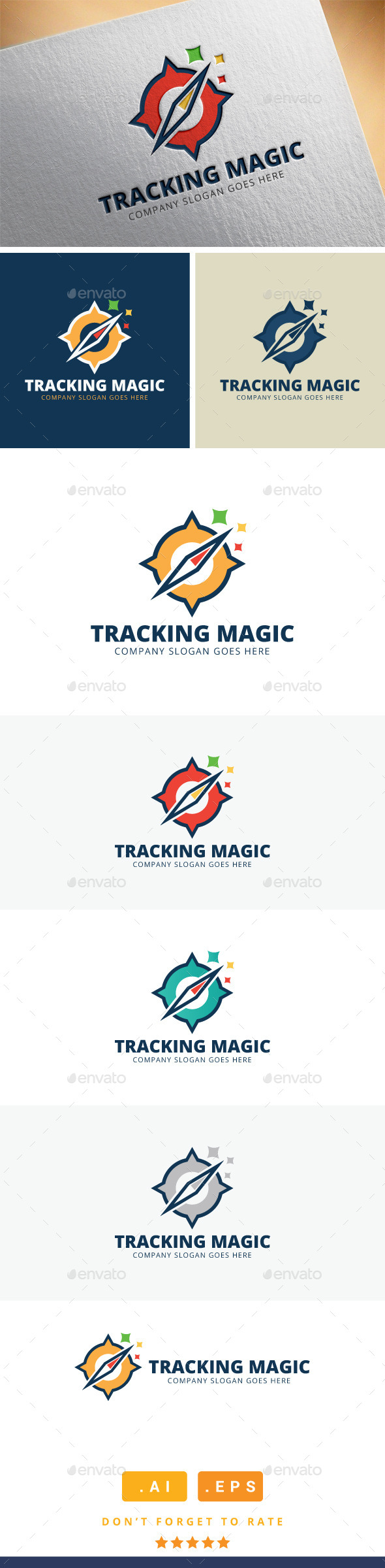 Tracking Magic Logo (Logo Templates)