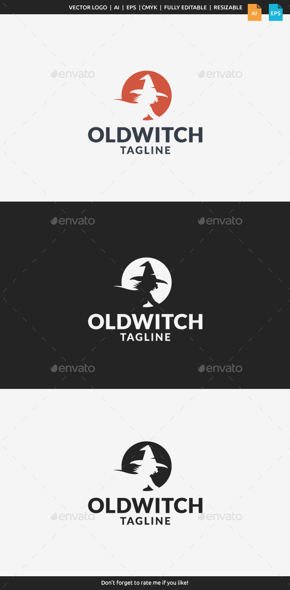 Old Witch Logo (Humans)