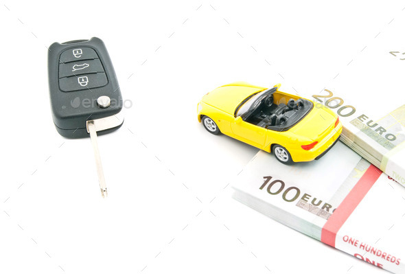 sport car with keys and money (Misc) Photo Download