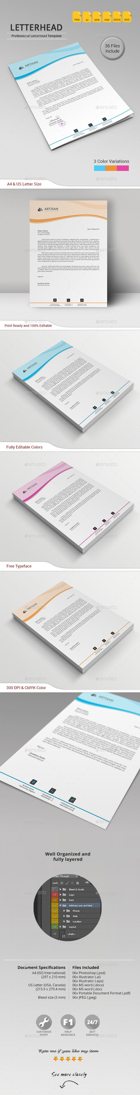 GraphicRiver Letterhead 11411202 GraphicRiver Letterhead 11411202