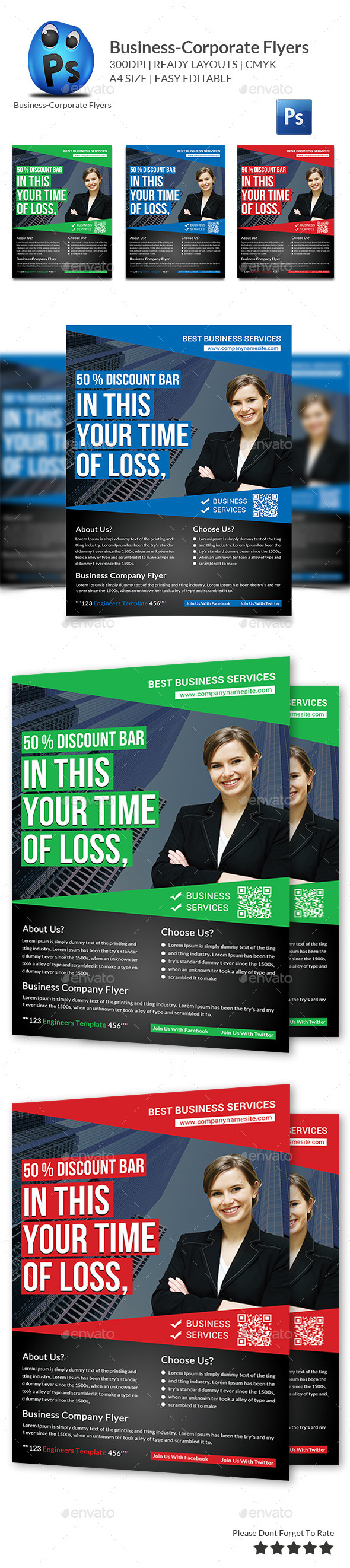 GraphicRiver Corporate Business Flyer Template 11411694 GraphicRiver Corporate Business Flyer Template 11411694