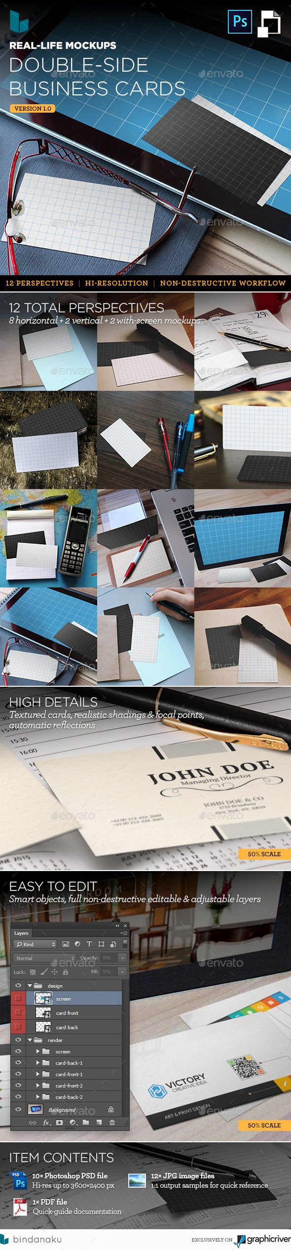 GraphicRiver Double-Side Business Card Real-Life Mockups 11405528 GraphicRiver Double-Side Business Card Real-Life Mockups 11405528