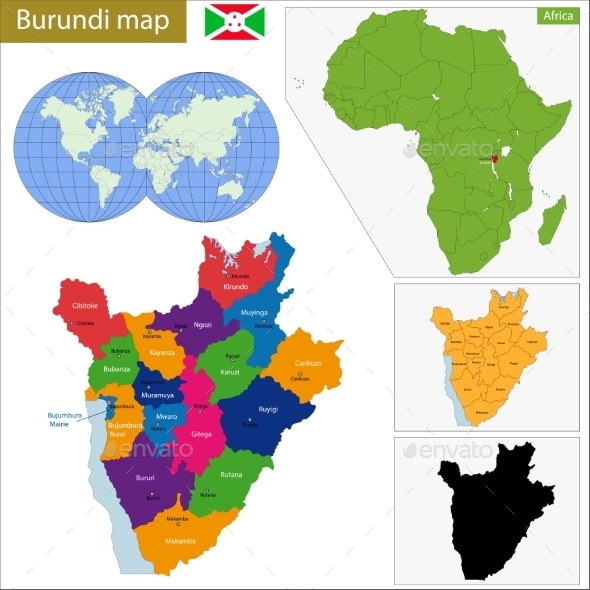 GraphicRiver Burundi Map 11413428 GraphicRiver Burundi Map 11413428