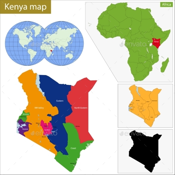 GraphicRiver Kenya Map 11413494 GraphicRiver Kenya Map 11413494