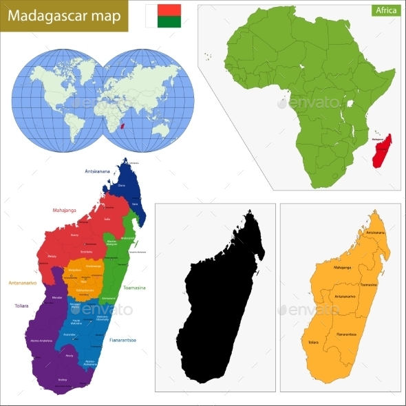 GraphicRiver Madagascar Map 11413515 GraphicRiver Madagascar Map 11413515