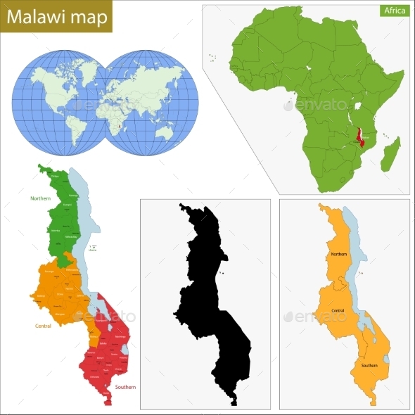 GraphicRiver Malawi Map 11413549 GraphicRiver Malawi Map 11413549