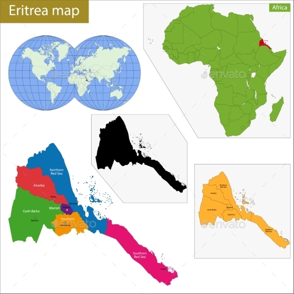 GraphicRiver Eritrea Map 11414000 GraphicRiver Eritrea Map 11414000