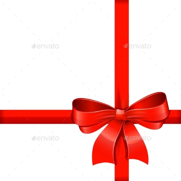 GraphicRiver Red Gift Bow With Ribbons 11414088 GraphicRiver Red Gift Bow With Ribbons 11414088