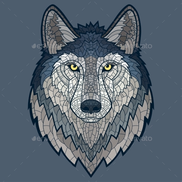 GraphicRiver Wolf Head Mascot Mosaic Isolated 11414198 GraphicRiver Wolf Head Mascot Mosaic Isolated 11414198