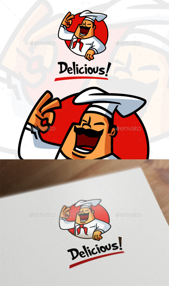 GraphicRiver Chef Mascot Character Logo 11415111 GraphicRiver Chef Mascot Character Logo 11415111